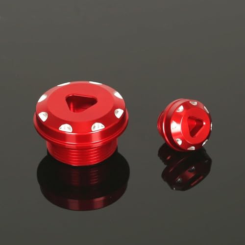 Motorbike Monkey125 CNC Engine Crankcase Cover Plugs Screw Compatible with MSX125 MSX 125SF Grom 125 2017-2023 DAX 125 2022-2023 CT125 2021-2023 Red