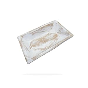 Carved Wooden Dough Bowl Primitive Wood Trencher Tray Rustic Home Decor 9 11 IRP 301 Wood Stand Natural Touch Mmexican Handmade Farmhouse Antique Rustic Cozy Art Vintage Art Decor