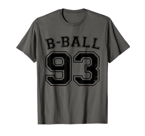 B-Ball Basketball Player Number Training Varsity Vintage Camiseta