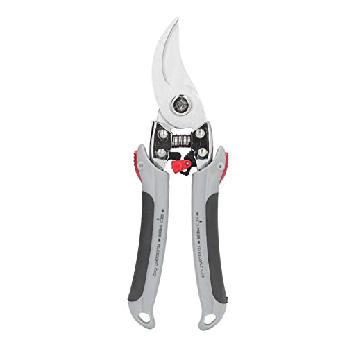 Acouto Tijeras De Podar Mltools Bypass Compact Ultra Jardín Acero Inoxidable 6.7 Pulgadas para Jardinería Zurdos Y Diestros Ergonómicas P8245