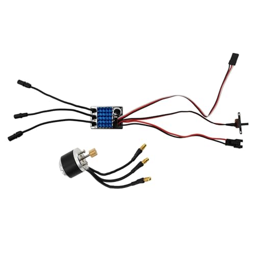 Menolana 2322 Outrunner Brushless Motor and AM32 45A ESC Replacement Electric Speed Controller 2600kv for MN82 1/12 RC Car Truck Model