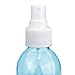 Beauticom 6 Piece 8 Oz Teal Transparent Plastic Spray Bottle with Fine Mist Sprayer and Cap for Travel, Fragrances, Oils, Alcohol and Other Liquids