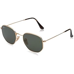 Ray-Ban Pour des hommes RB3548N Hexagonal Lunettes de Soleil, Or