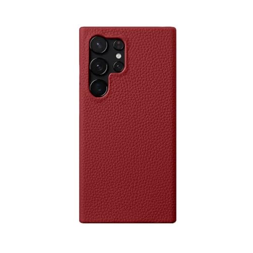 Étui de protection Samsung S25 Ultra rouge pour un usage professionnel et quotidien chic