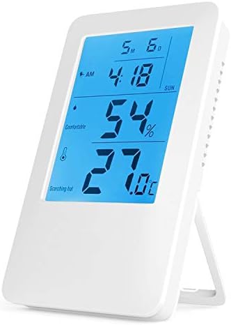 DEIKAL Digital Thermometer Hygrometer Temperature Humidity Meter Indoor Large LCD Humidity Monitor Room Thermometer