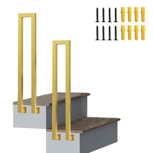 Kit de main courante extérieure en fer forgé durable pour marches