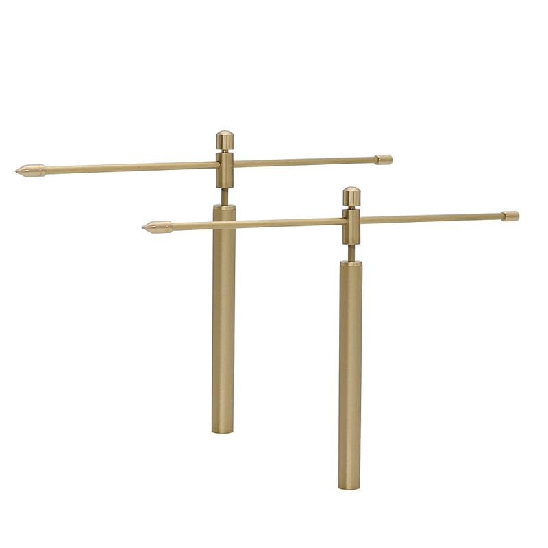 VIGAN 2PCS Copper Handheld Dragon Seeking Dowsing Rod Outdoor Energy Water Witching Adjustable Detector Professional Detachable Tool