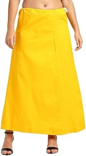 VM V-MAL Pure Cotton Petticoat for Saree | Soft Breathable Cotton Saree Petticoat for Women | Adjustable Drawstring Nada F... Price In India