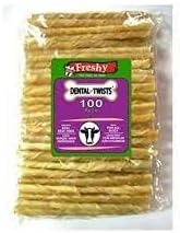 Freshy Dental Twists Natural Burgu Çubuk 100'lü