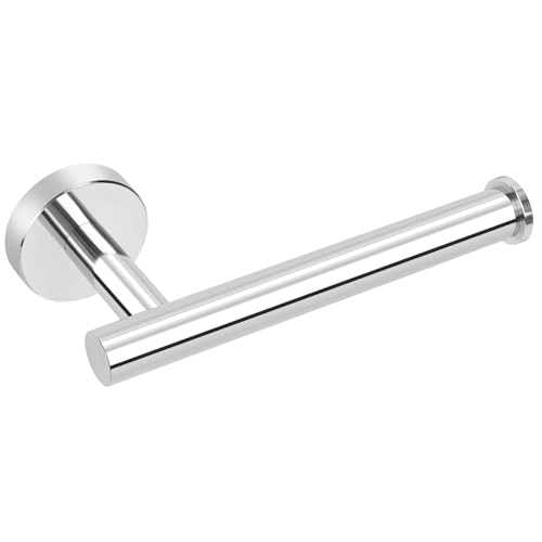 Image of YUET Wall Mounted Toilet Paper Holder, Chrome SUS 304 Stainless Steel Tissue Dispenser for Bathroom and Kitchen Storage