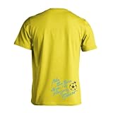 [アートワークスコウベ] サッカー Tシャツ 半袖 練習着 ドライ サッカーをしている時間が好き ユニセックス M イエロー
