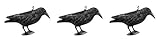 MC Trend Juego de 3 ahuyentadores de palomas, cuervos y pájaros, respetuoso con los animales, ahuyentador de pájaros (3 unidades)