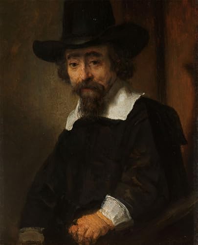 Imagen Lienzo de Rembrandt para Decoración de Paredes en un Salón Elegante 60x90cm