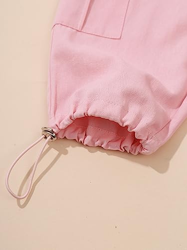 Children Drawstring Active Jogger Pants Sweatpants Toddlers Elastic Waist Trousers4