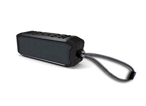 Preisvergleich Produktbild CJLAN Tragbarer wasserdichter Bluetooth-Lautsprecher, HiFi-HiFi-Klangqualität, Subwoofer, Bluetooth 5.0, TF-Kartensteckplatz, FM-Radio, Freisprechen,Black