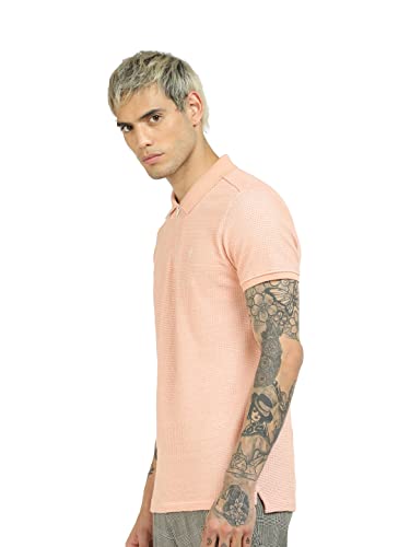 Image of JACK & JONES Solid Cotton Slim Men's T-Shirt