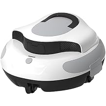 Cordless Robotic Pool Cleaner,100 Mins Automatic Robotic Pool Cleaner Self-Parking Vacuum Suction 5200mAh for Above In-Ground Pool Pool Up to 1000 sq.ft