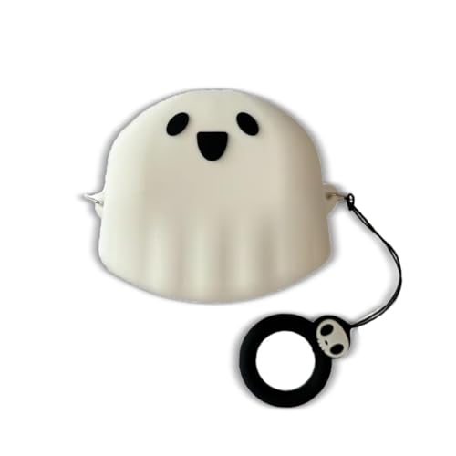 Anker Soundcore Liberty 5 �p �P�[�X �C���z���E�w�b�h�z���P�[�X ���킢�� �A�j���[�V���� 3D ���� ���� �l�C �G�� �[�d�J�o�[ �V���R���ی�P�[�X �����h�~ �ϏՌ� �h�o �L�Y�h�~ �w��h�~ (�z���C�g)