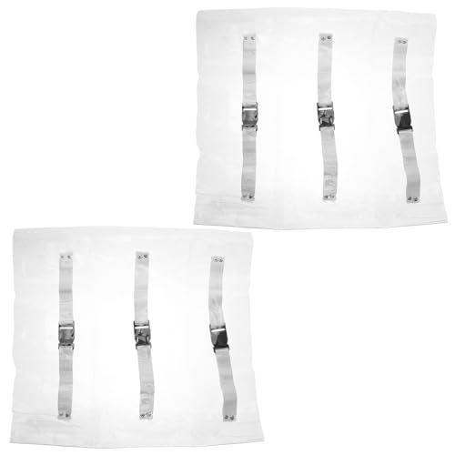 Fundas protectoras Mipcase para pies de silla dental con clips elásticos 2