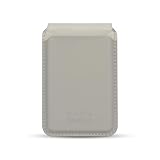 [M-factory] 【 NANO universe 正規品 】 MagSafe カードケース 4枚収納 カードホルダー iPhone マグセーフ用 スマホケース iPhone17/16/15/14/13/12シリーズ専用 スタンド機能付き ナノユニバース ブランド マグセーフケース (グレー)