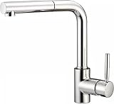 Rubinetto per lavello da cucina + Doccetta finitura Nickel Brushed - ES 7740 NB Harry