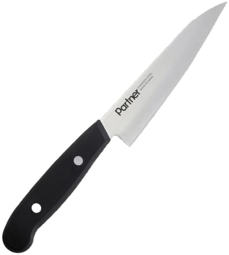 下村企販 ペティナイフ 130mm 【日本製】 食洗機対応 お手入れ簡単 ステンレス 切れ味がいい フルーツ 果物 飾り切り 小さい 三徳包丁 パートナー 燕三条 43430