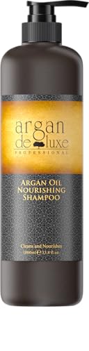 Arganöl Shampoo 1000ml - Nährend & Pflegend mit Vitamin E, Omega 3 & 9 - Für Gesundes, Glänzendes Haar - Sanfte Reinigung & Entwirrung - Ohne Parabene