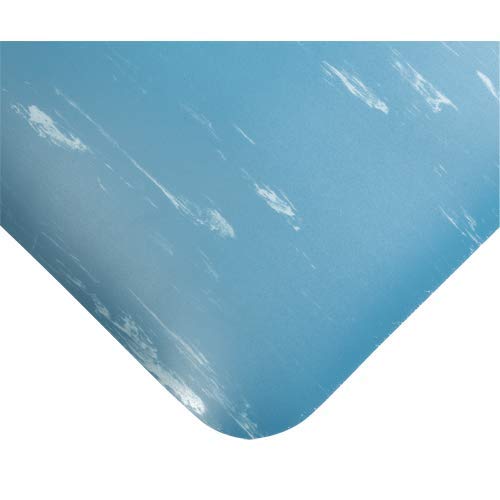 Tapis pour carrelage Bleu Wearwell 494 de 2,1 m de long et 1,27 cm d'épaisseur