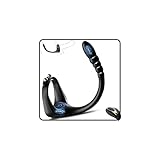 【愛用者続出！快感疾走！】Florosy アナルバイブ アナル あだるとグッズ 男性 あなるバイブ 前立腺 男性用 初心者 あなる開発 男性 アナルプラグ アダルトグッズ 男性用 10種W強力振動×Ｐ点集中責め+リモコン&リング付き+ ディルド 男性 前立腺 バイブ 男性用 遠隔操作 メスイキ 開発 グッズ あなる アナルグッズ 男の潮吹きグッズ アナニー ペニスリング 電動バイブ ドライオーガズム 静音