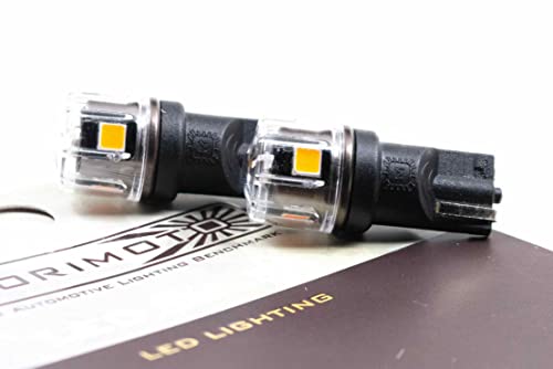 Morimoto XB LED 3.0 Bulbs(Red), Plug and Play Pair of T10 LED Bulbs, (1 x LED670-2PK)