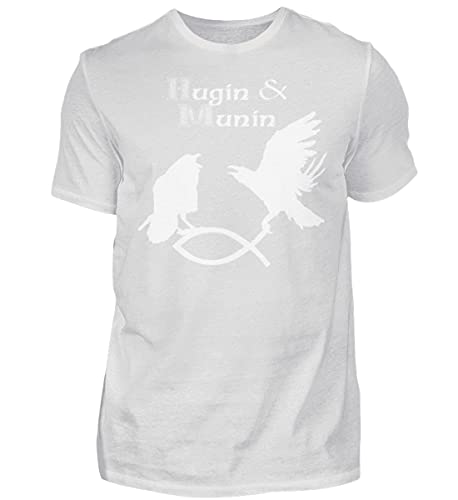 T-shirt homme de qualité supérieure Hugin & Munin XL coupe confort