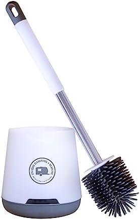 Amazon.com: RV Toilet Bowl Brush and Holder, Ventilated Toilet Cleaner ...
