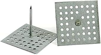 Perforated Insulation Pins 2-1/2 Inches (1000pcs with Self-Locking Washers)(1000Pcs) Made in USA