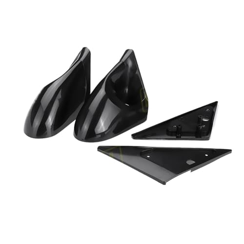 Car Style Spoon Ganador Rear View Mirror Racing Sports Rearview Mirror Compatible with Mitsubishi Lancer Evolution EVO 1-3(Carbon film)