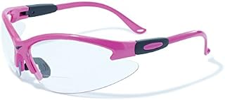 Global Vision Eyewear Cougar Bifocal Series Sunglasses with Dark Pink Nylon Frame