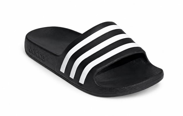 Image of adidas Mens Adilette Aqua Slide Casual Sandals Casual - Black