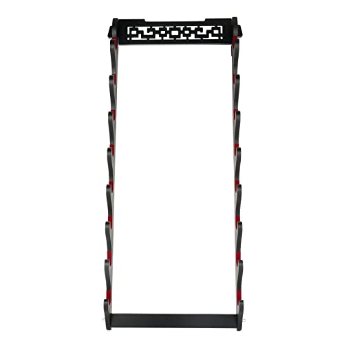 GUIIYLGG Sword Holder Katana Wall Mount - 8 Tier Samurai Sword Display Rack Wand Wakizashi Tanto Wall Hanger Sword Rack Sword Stand Display by GUIIYLGG - Image 3