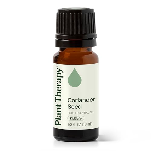 Plant Therapy Coriander Seed Essential Oil 10 mL (1/3 oz) 100% Pure, Undiluted, Therapeutic Grade