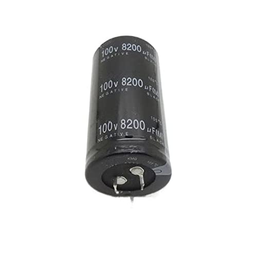 Condensateur électrolytique 100V 8200uF robuste 35x50mm pour filtrage d'alimentation stable