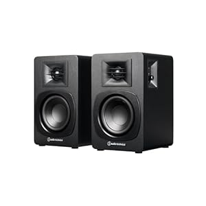 Audio-Technica AT-SP3X Powered Bookshelf Speakers with Bluetooth or Wired Connectivity