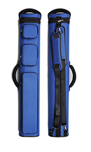 HAN'S DELTA 3x6/4x8 Hunter 3B6S or 4B8S Billiard Pool Cue Case (Several Options Available) (4B8S (Blue))