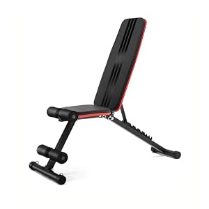 Banc de Musculation Pliable – Réglages Multiples 8 Positions – Développé Couché Inclinable Déclinable – Appareil Maison Compact – Chaise avec Dossier Confort – Support 300 kg – Entreprise Française