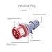 5/10PCS Industrial Plug Socket 16A/32A 220V/380V IP44/67 Waterproof 3/4/5PIN Male Female(5 PCS IP67-4P)