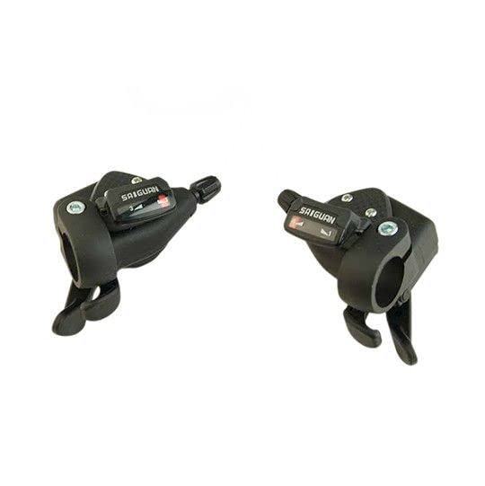 Manette vtt rapid. push-pull 6x3v. compatible shimano noir (pr)