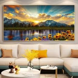 Toile paysage vintage pour habiller un mur vide horizontal - 4