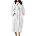 Unisex Terry Cloth Robe - 100% Egyptian Cotton Hotel/Spa by ExceptionalSheets, White, Large