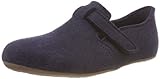  Haflinger Unisex-Erwachsene Focus Everest Niedrige Hausschuhe, Blau (Mittelblau 70), 40 EU