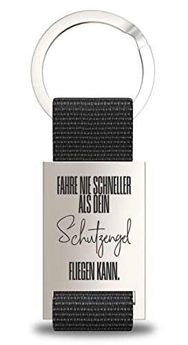 Geschenkfreude Fahr Vorsichtig Schlüsselanhänger mit Gravur - einzigartiger Glücksbringer Schlüsselanhänger personalisiert - optimale Geschenkidee zu Weihnachten / Valentinstag - Geburtstag Cover