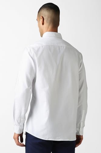 Image of Van Heusen Men's 100% Cotton Solid Regular Fit Casual Shirt