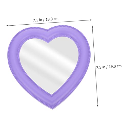 LIFKOME Espejo de Maquillaje de Mesa Formado en Corazón 2Pcs miniatura 5